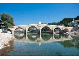 Konjic - Stari most preko rijeke Neretve
